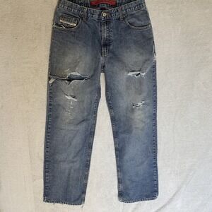 Vintage Us Polo Assn Men's Jeans Size 31x32 Distressed Jeans Soft Grunge Revival